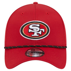 San Francisco 49ers New Era Perforated 39THIRTY Flex Hat - Scarlet Hats