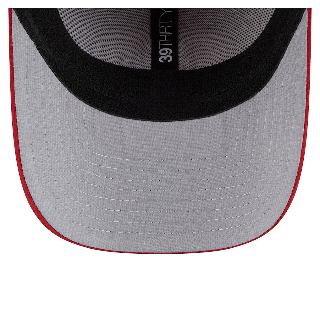 San Francisco 49ers New Era Perforated 39THIRTY Flex Hat - Scarlet Hats