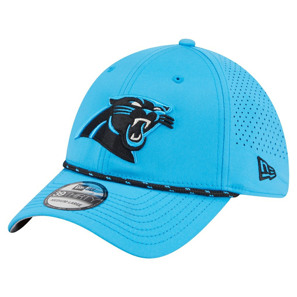 Carolina Panthers New Era Perforated 39THIRTY Flex Hat - Blue Hats