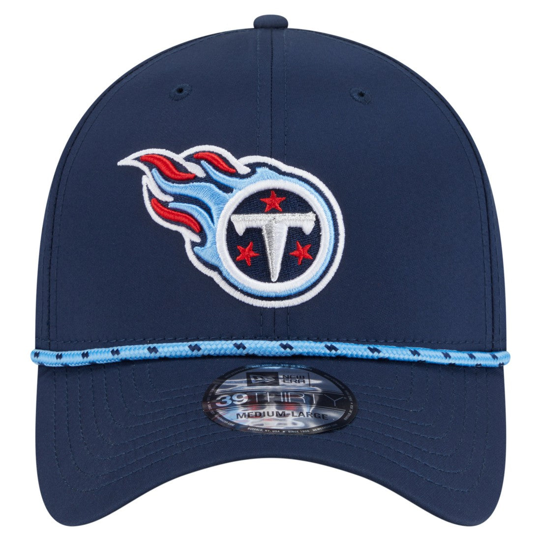 Tennessee Titans New Era Perforated 39THIRTY Flex Hat - Navy Hats