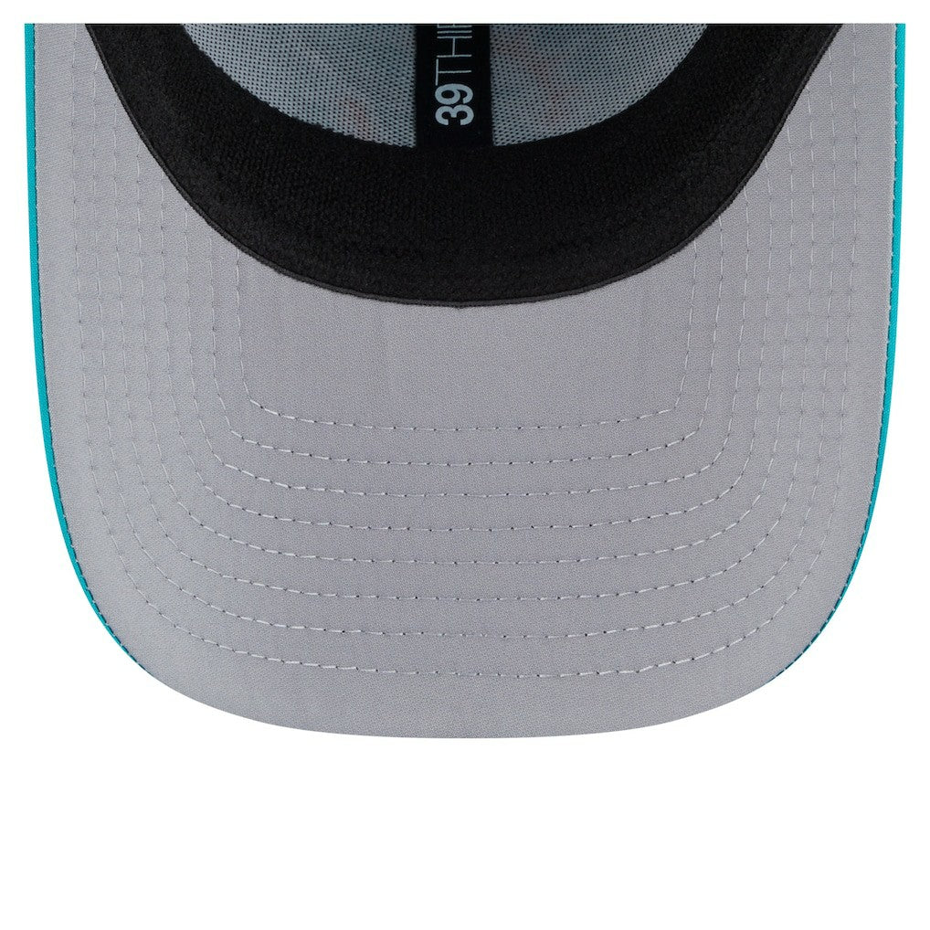 Miami Dolphins New Era Perforated 39THIRTY Flex Hat - Aqua Hats