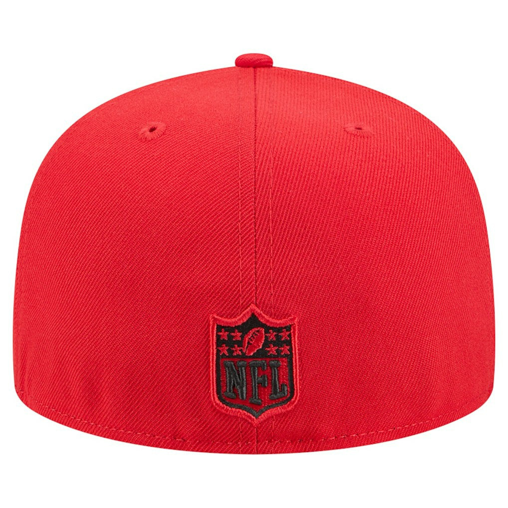 Kansas City Chiefs New Era Tri-Hit 59FIFTY Fitted Hat - Red Hats