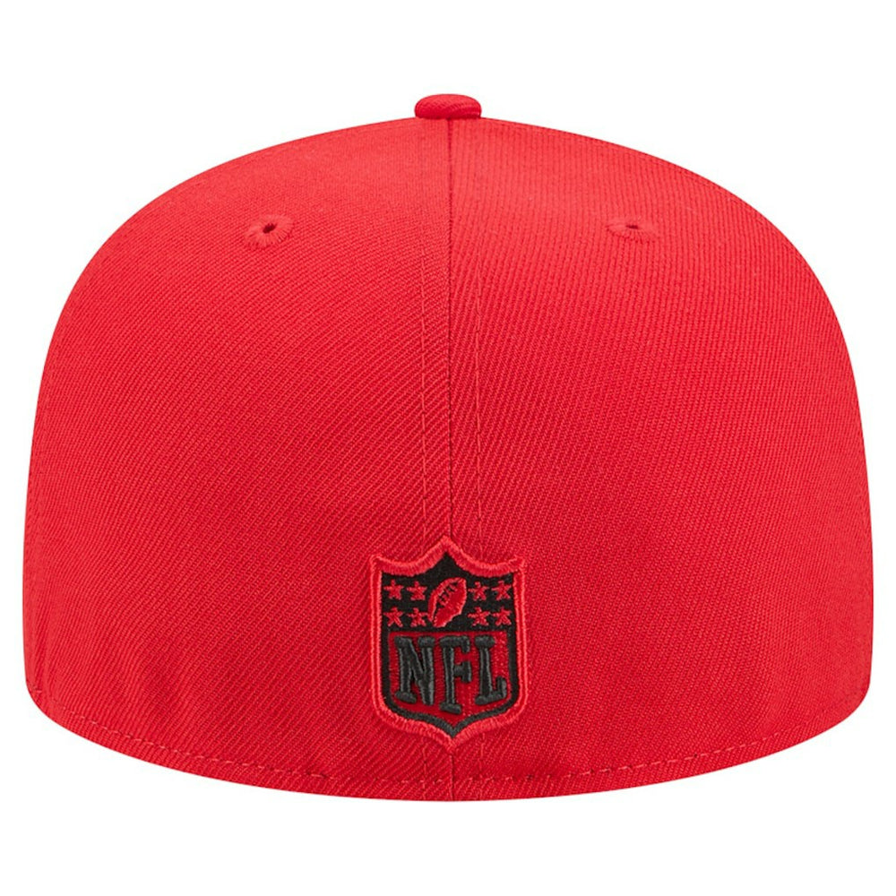 Kansas City Chiefs New Era Tri-Hit 59FIFTY Fitted Hat - Red Hats
