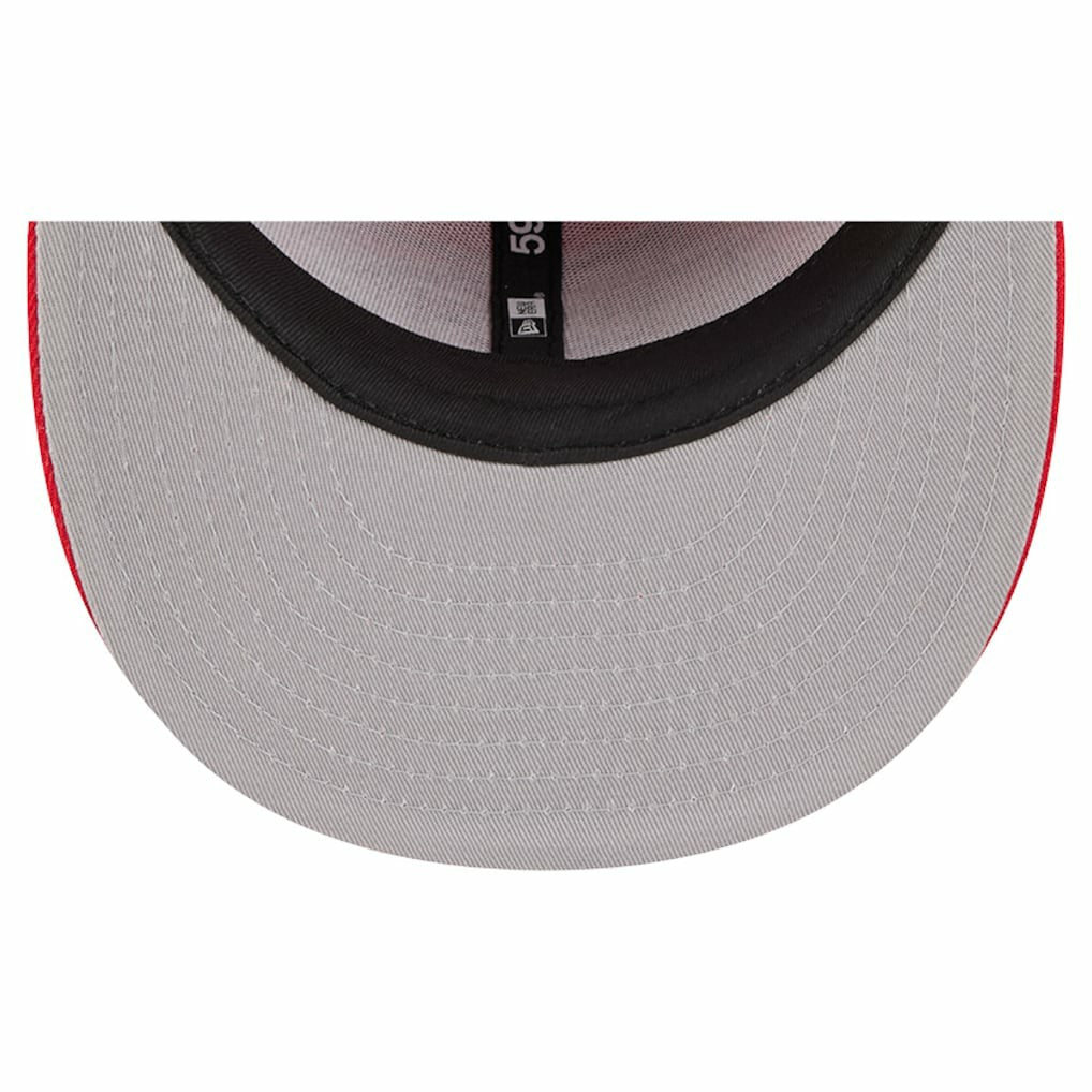 Kansas City Chiefs New Era Tri-Hit 59FIFTY Fitted Hat - Red Hats