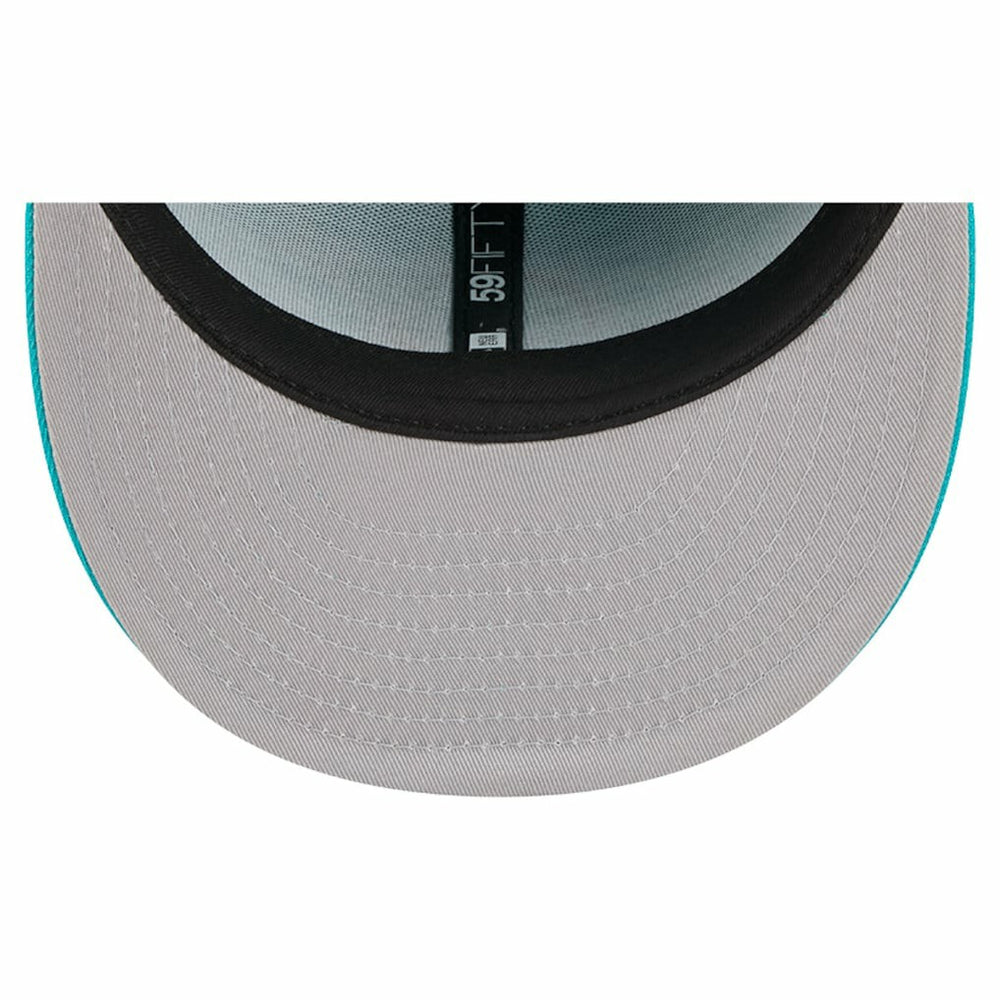 Miami Dolphins New Era Tri-Hit 59FIFTY Fitted Hat - Aqua Hats