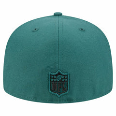 Philadelphia Eagles New Era Tri-Hit 59FIFTY Fitted Hat - Midnight Green Hats