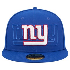New York Giants New Era Tri-Hit 59FIFTY Fitted Hat - Royal Hats