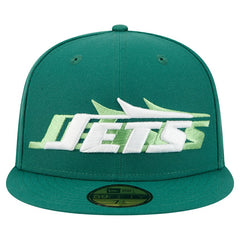 New York Jets New Era Tri-Hit 59FIFTY Fitted Hat - Green Hats