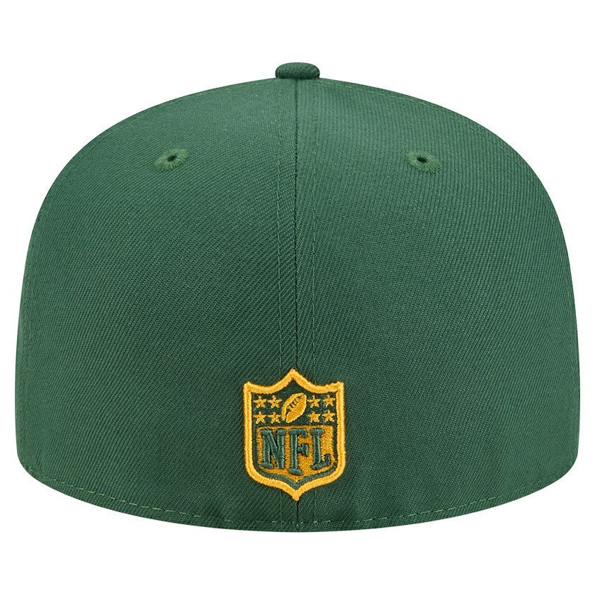 Green Bay Packers New Era Tri-Hit 59FIFTY Fitted Hat - Green Hats