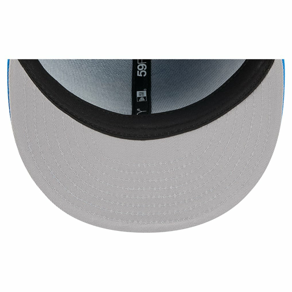 Detroit Lions New Era Tri-Hit 59FIFTY Fitted Hat - Blue Hats