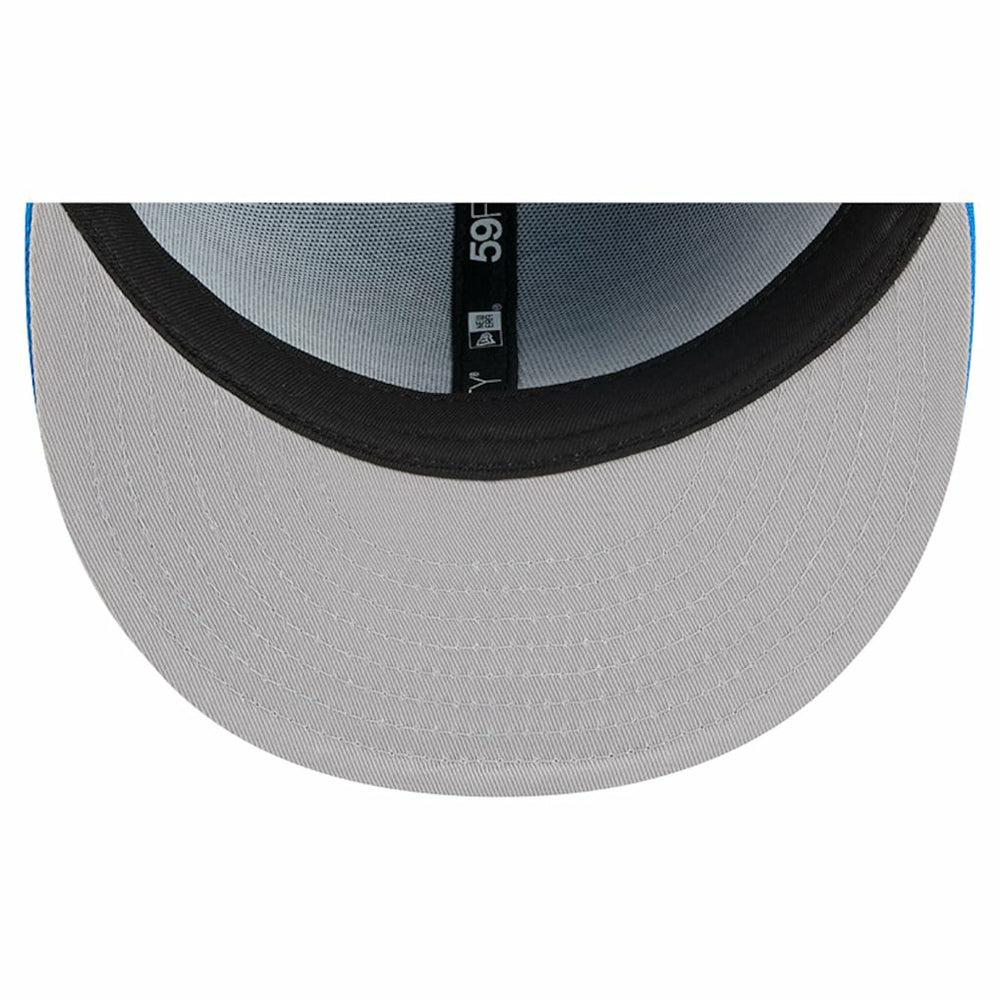 Detroit Lions New Era Tri-Hit 59FIFTY Fitted Hat - Blue Hats