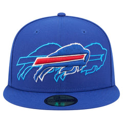 Buffalo Bills New Era Tri-Hit 59FIFTY Fitted Hat - Royal Hats