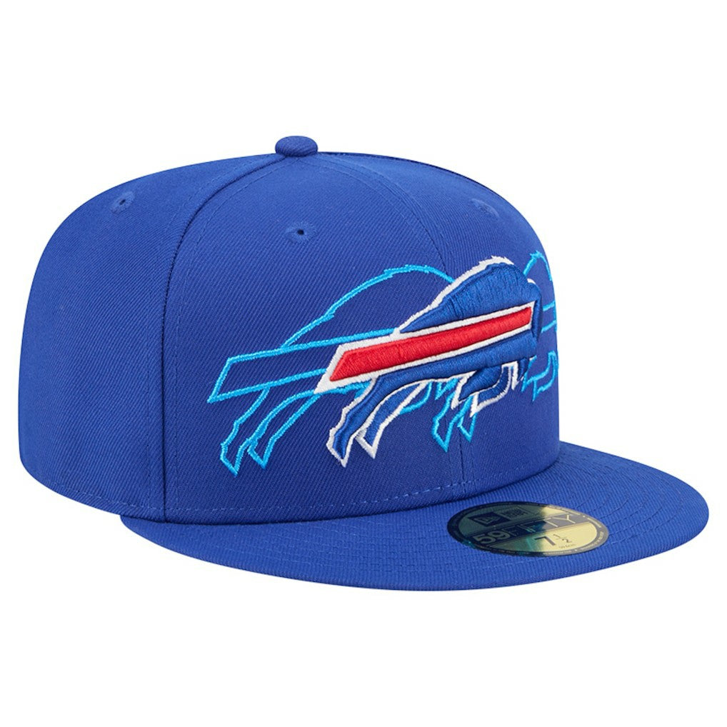 Buffalo Bills New Era Tri-Hit 59FIFTY Fitted Hat - Royal Hats
