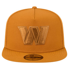 Washington Commanders New Era Color Pack A-Frame 59FIFTY Fitted Hat - Brown Hats