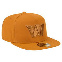 Washington Commanders New Era Color Pack A-Frame 59FIFTY Fitted Hat - Brown Hats
