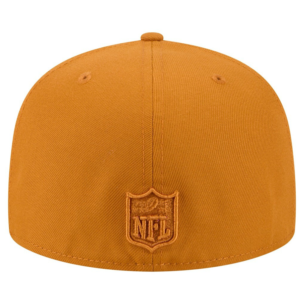 Baltimore Ravens New Era Color Pack A-Frame 59FIFTY Fitted Hat - Brown Hats