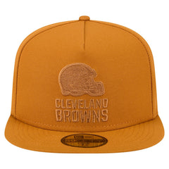 Cleveland Browns New Era Color Pack A-Frame 59FIFTY Fitted Hat - Brown Hats
