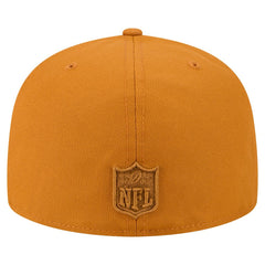Miami Dolphins New Era Color Pack A-Frame 59FIFTY Fitted Hat - Brown Hats