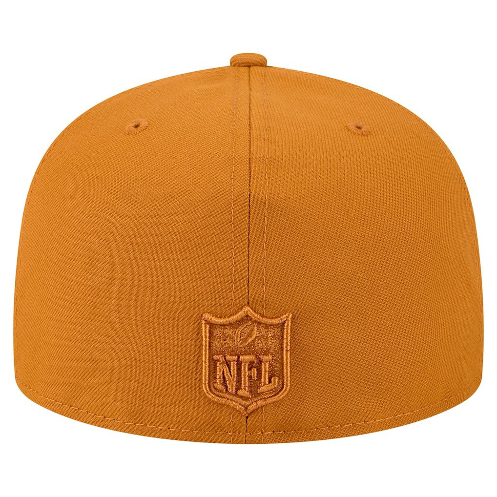 Minnesota Vikings New Era Color Pack A-Frame 59FIFTY Fitted Hat - Brown Hats