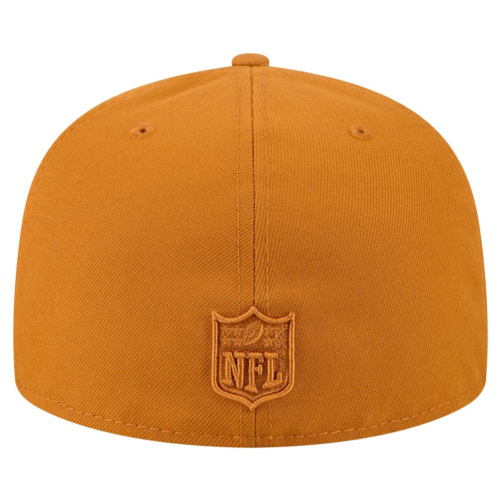 New York Giants New Era Color Pack A-Frame 59FIFTY Fitted Hat - Brown Hats