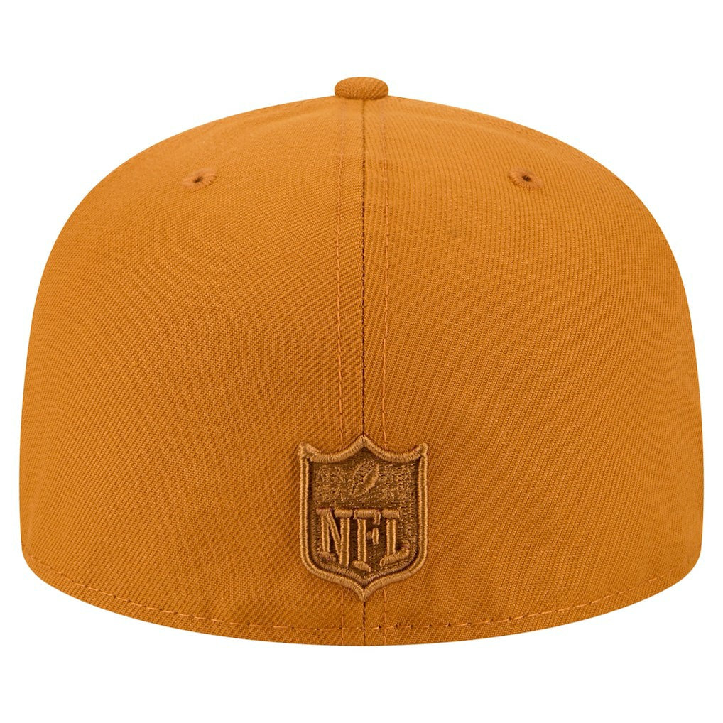 Kansas City Chiefs New Era Color Pack A-Frame 59FIFTY Fitted Hat - Brown Hats