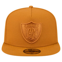 Las Vegas Raiders New Era Color Pack A-Frame 59FIFTY Fitted Hat - Brown Hats