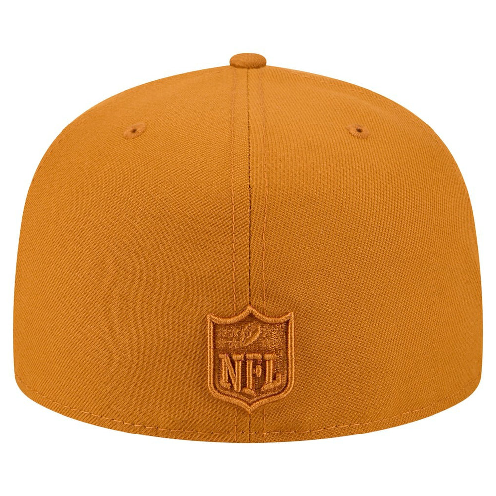 Los Angeles Chargers New Era Color Pack A-Frame 59FIFTY Fitted Hat - Brown Hats