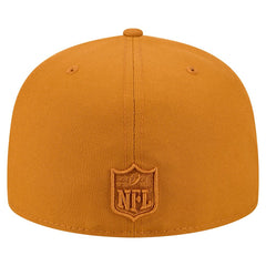 Los Angeles Chargers New Era Color Pack A-Frame 59FIFTY Fitted Hat - Brown Hats