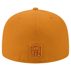 Houston Texans New Era Color Pack A-Frame 59FIFTY Fitted Hat - Brown Hats