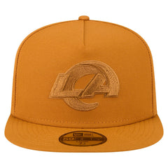 Los Angeles Rams New Era Color Pack A-Frame 59FIFTY Fitted Hat - Brown Hats