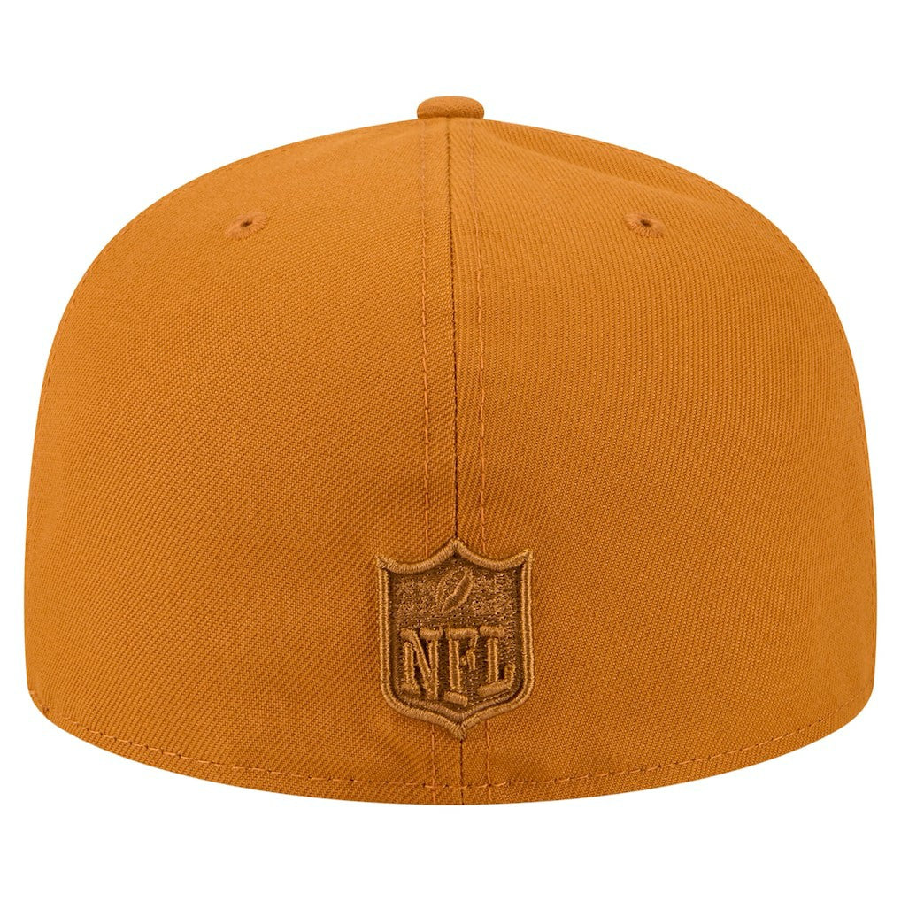 Los Angeles Rams New Era Color Pack A-Frame 59FIFTY Fitted Hat - Brown Hats