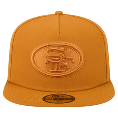 San Francisco 49ers New Era Color Pack A-Frame 59FIFTY Fitted Hat - Brown Hats