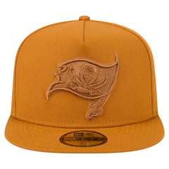 Tampa Bay Buccaneers New Era Color Pack A-Frame 59FIFTY Fitted Hat - Brown Hats