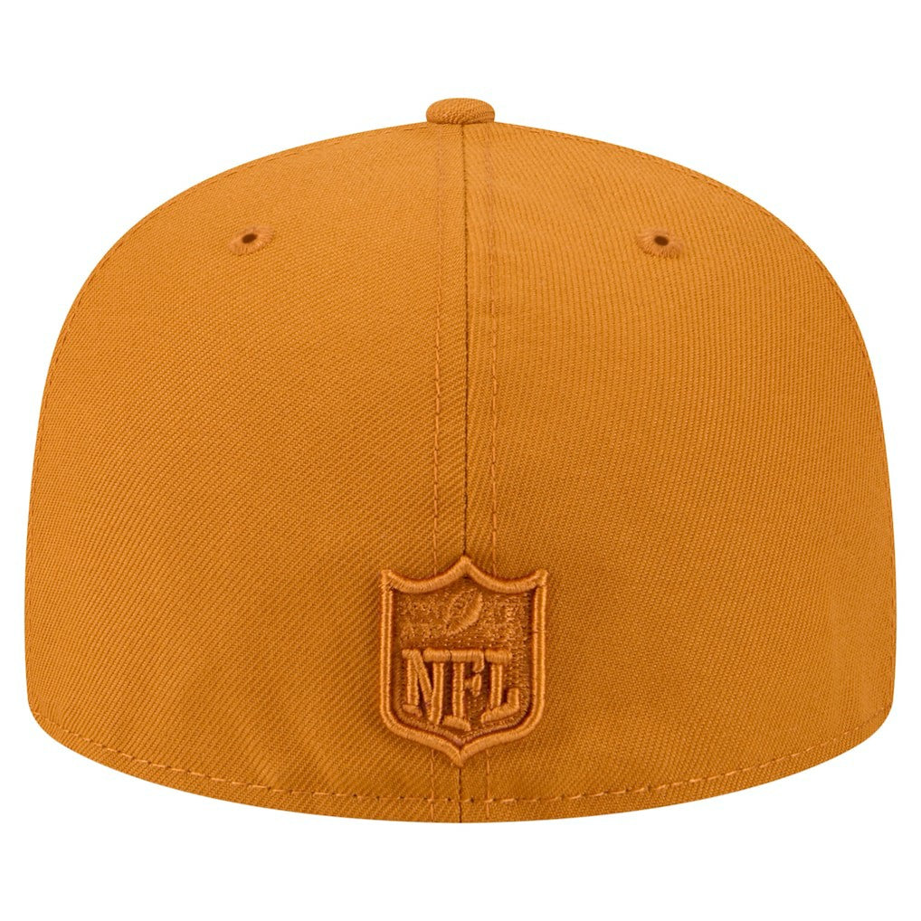 Philadelphia Eagles New Era Color Pack A-Frame 59FIFTY Fitted Hat - Brown Hats