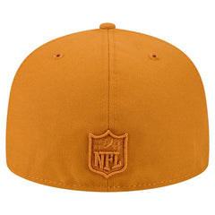 Philadelphia Eagles New Era Color Pack A-Frame 59FIFTY Fitted Hat - Brown Hats