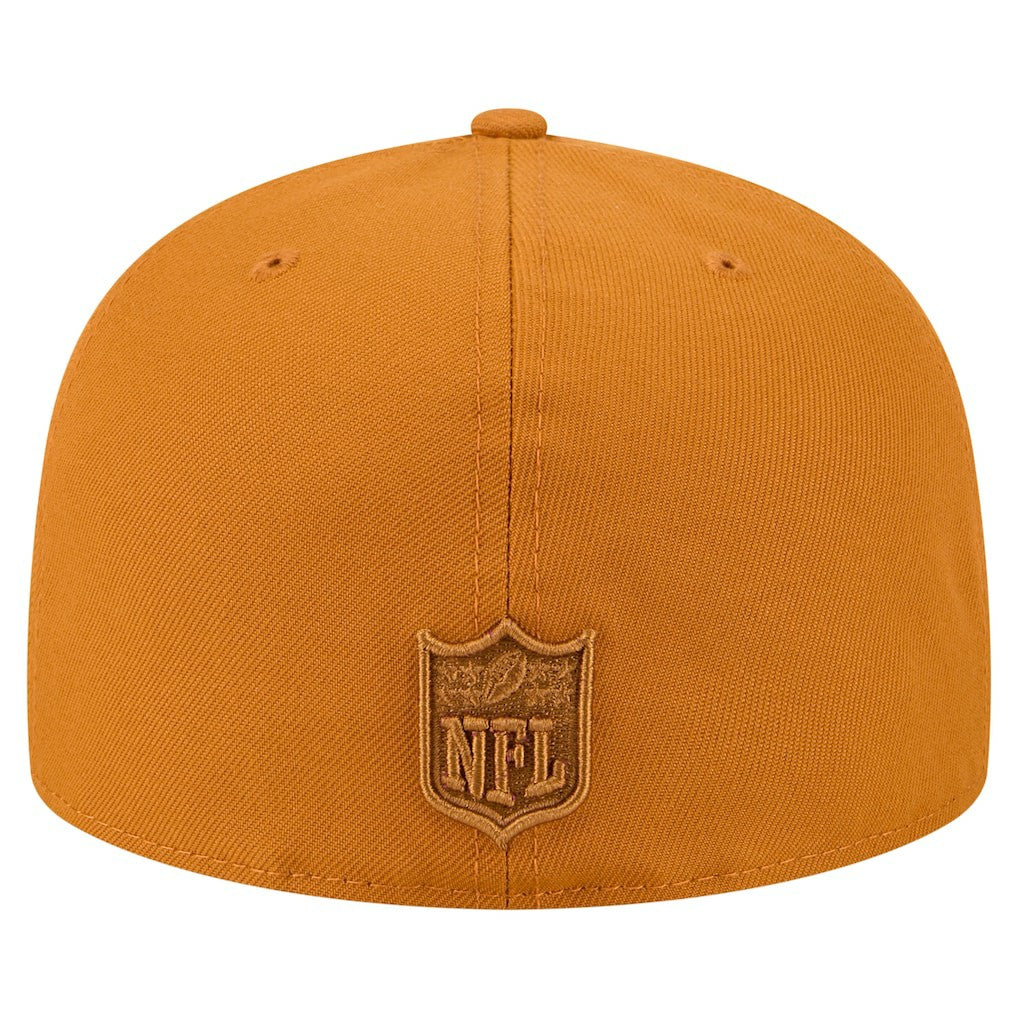 Pittsburgh Steelers New Era Color Pack A-Frame 59FIFTY Fitted Hat - Brown Hats
