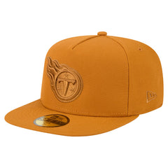 Tennessee Titans New Era Color Pack A-Frame 59FIFTY Fitted Hat - Brown Hats