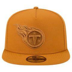 Tennessee Titans New Era Color Pack A-Frame 59FIFTY Fitted Hat - Brown Hats