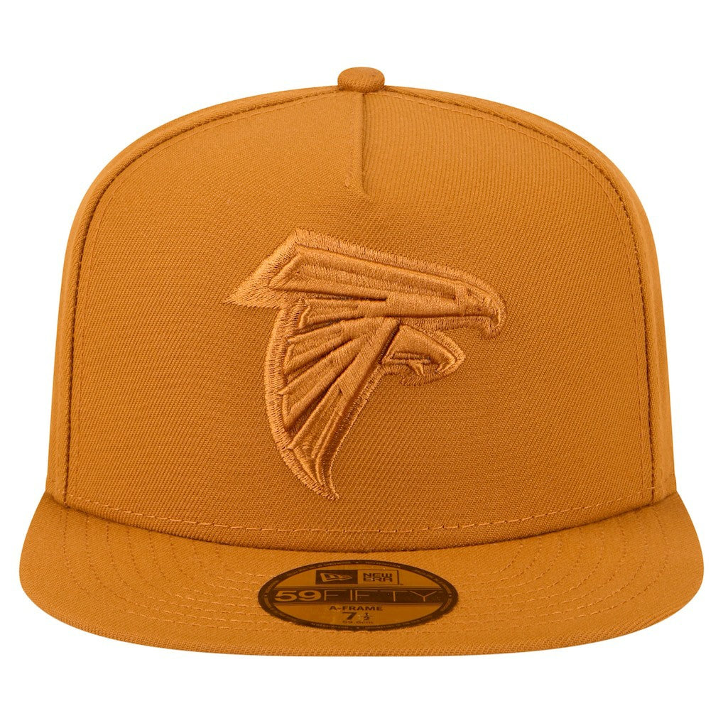 Atlanta Falcons New Era Color Pack A-Frame 59FIFTY Fitted Hat - Brown Hats