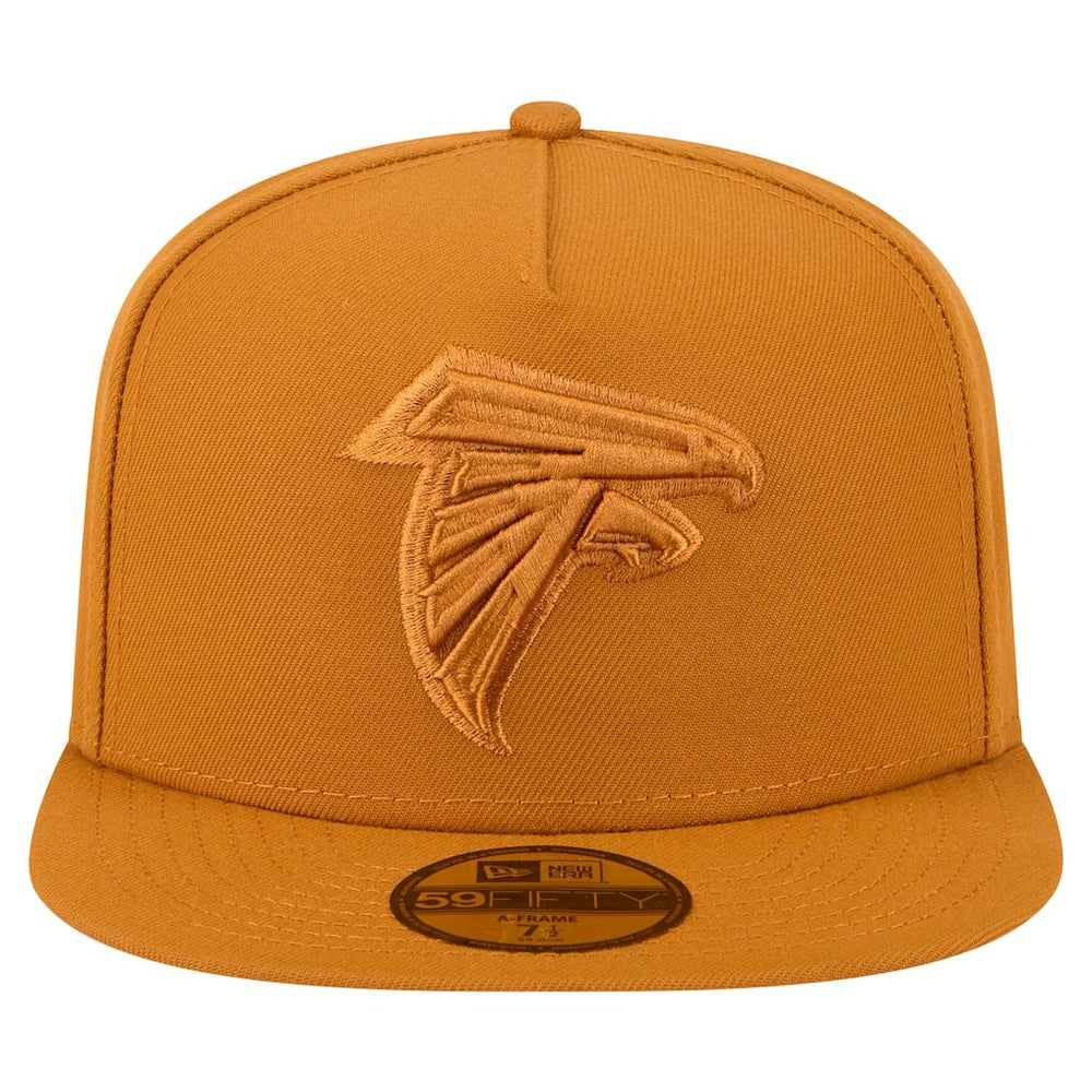 Atlanta Falcons New Era Color Pack A-Frame 59FIFTY Fitted Hat - Brown Hats