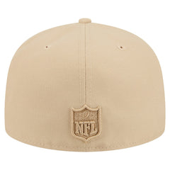Detroit Lions New Era Color Pack A-Frame 59FIFTY Fitted Hat - Light Beige Hats