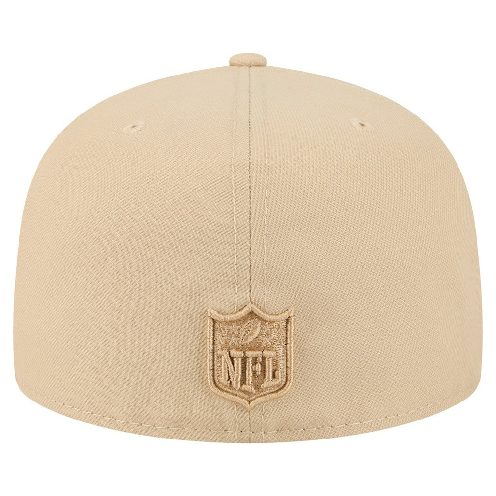 Washington Commanders New Era Color Pack A-Frame 59FIFTY Fitted Hat - Light Beige Hats