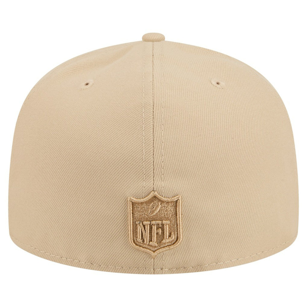 Kansas City Chiefs New Era Color Pack A-Frame 59FIFTY Fitted Hat - Light Beige Hats
