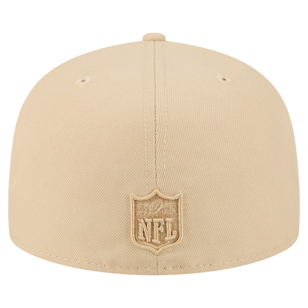 Los Angeles Rams New Era Color Pack A-Frame 59FIFTY Fitted Hat - Light Beige Hats
