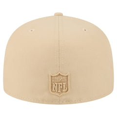 Los Angeles Rams New Era Color Pack A-Frame 59FIFTY Fitted Hat - Light Beige Hats