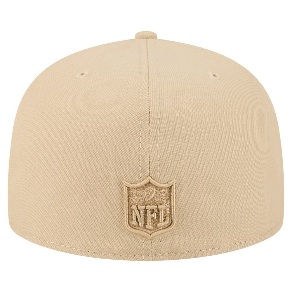 Miami Dolphins New Era Color Pack A-Frame 59FIFTY Fitted Hat - Light Beige Hats