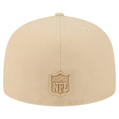 Minnesota Vikings New Era Color Pack A-Frame 59FIFTY Fitted Hat - Light Beige Hats