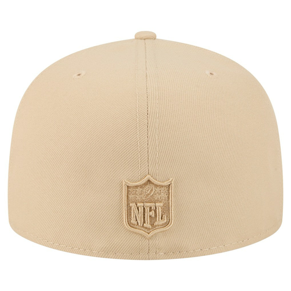 New York Giants New Era Color Pack A-Frame 59FIFTY Fitted Hat - Light Beige Hats