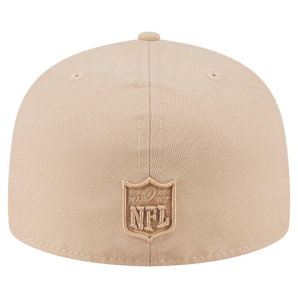 Philadelphia Eagles New Era Color Pack A-Frame 59FIFTY Fitted Hat - Light Beige Hats
