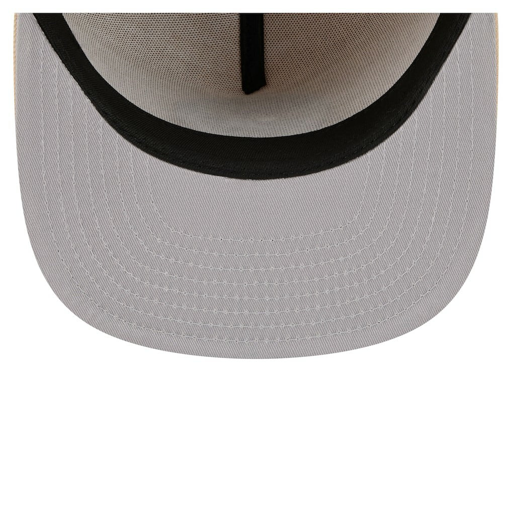Pittsburgh Steelers New Era Color Pack A-Frame 59FIFTY Fitted Hat - Beige Hats